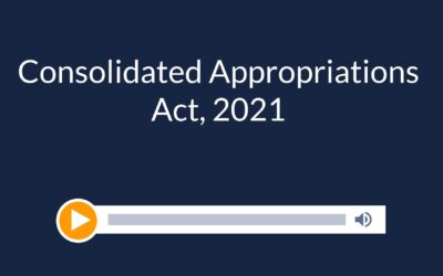 Consolidated Appropriations Act, 2021