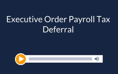 Executive Order Payroll Tax Deferral