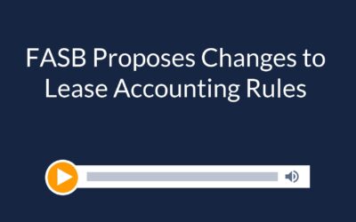 FASB Proposes Changes to Lease Accounting Rules