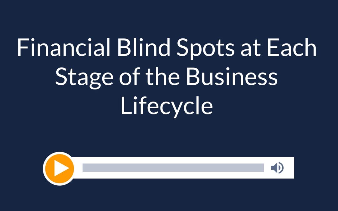 Financial Blind Spots at Each Stage of the Business Lifecycle