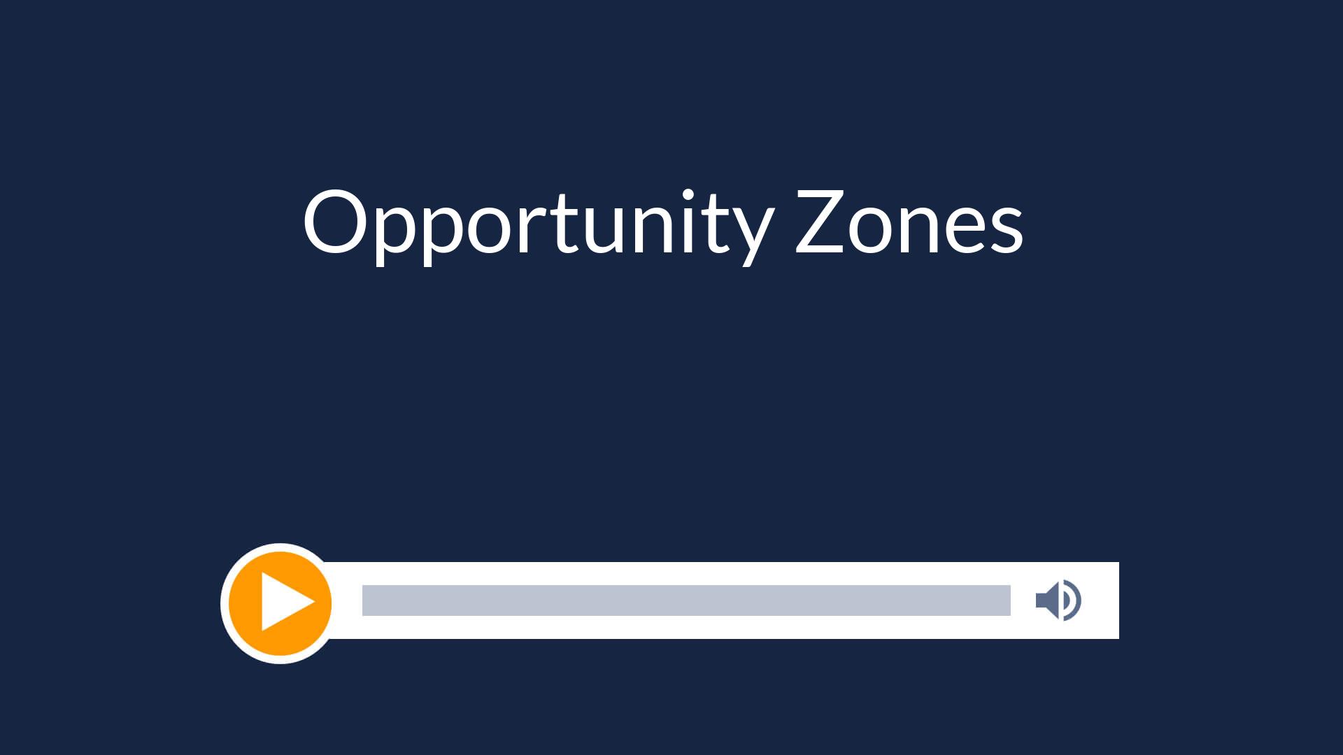 Opportunity Zones