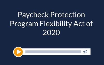 Paycheck Protection Program Flexibility Act of 2020