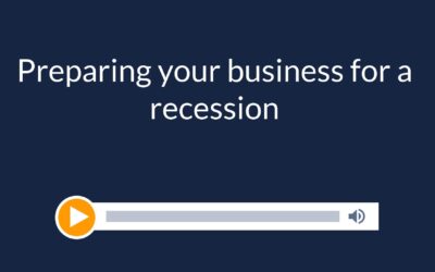 Preparing your business for a recession