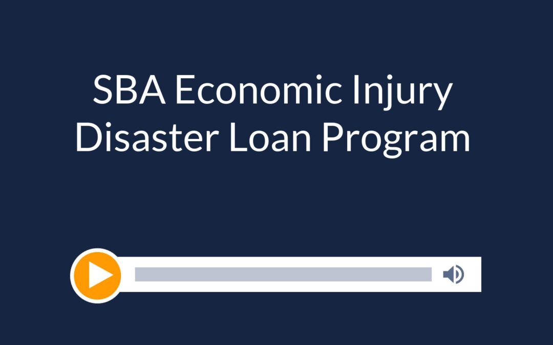 SBA Economic Injury Disaster Loan Program