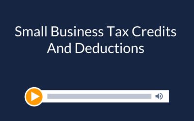 Small Business Tax Credits And Deductions