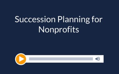 Succession Planning for Nonprofits